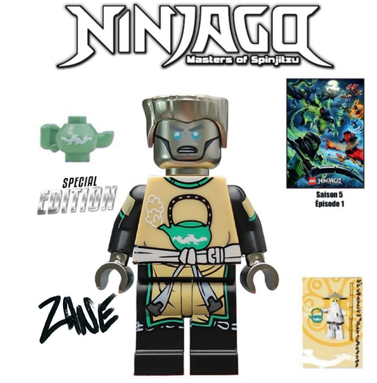 MINIFIGURE NINJAGO MASTERS OF SPINJITZU UNIVERS: ZANE CUSTOM