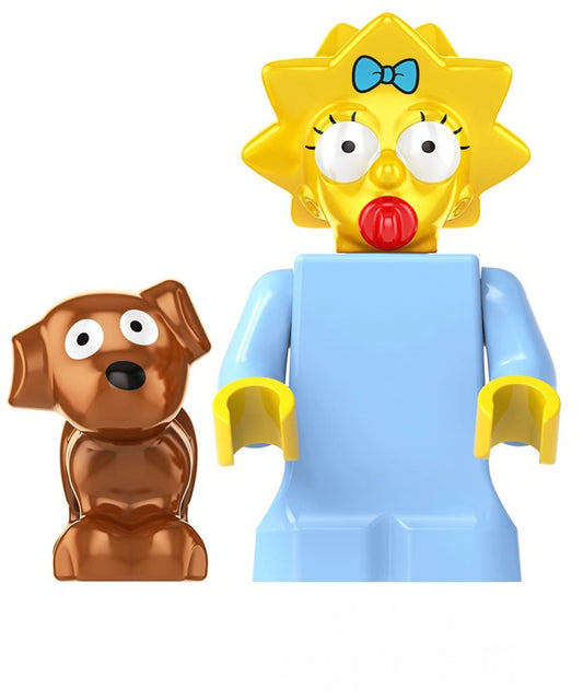 MINIFIGURE THE SIMPSON UNIVERS : MAGGIE custom