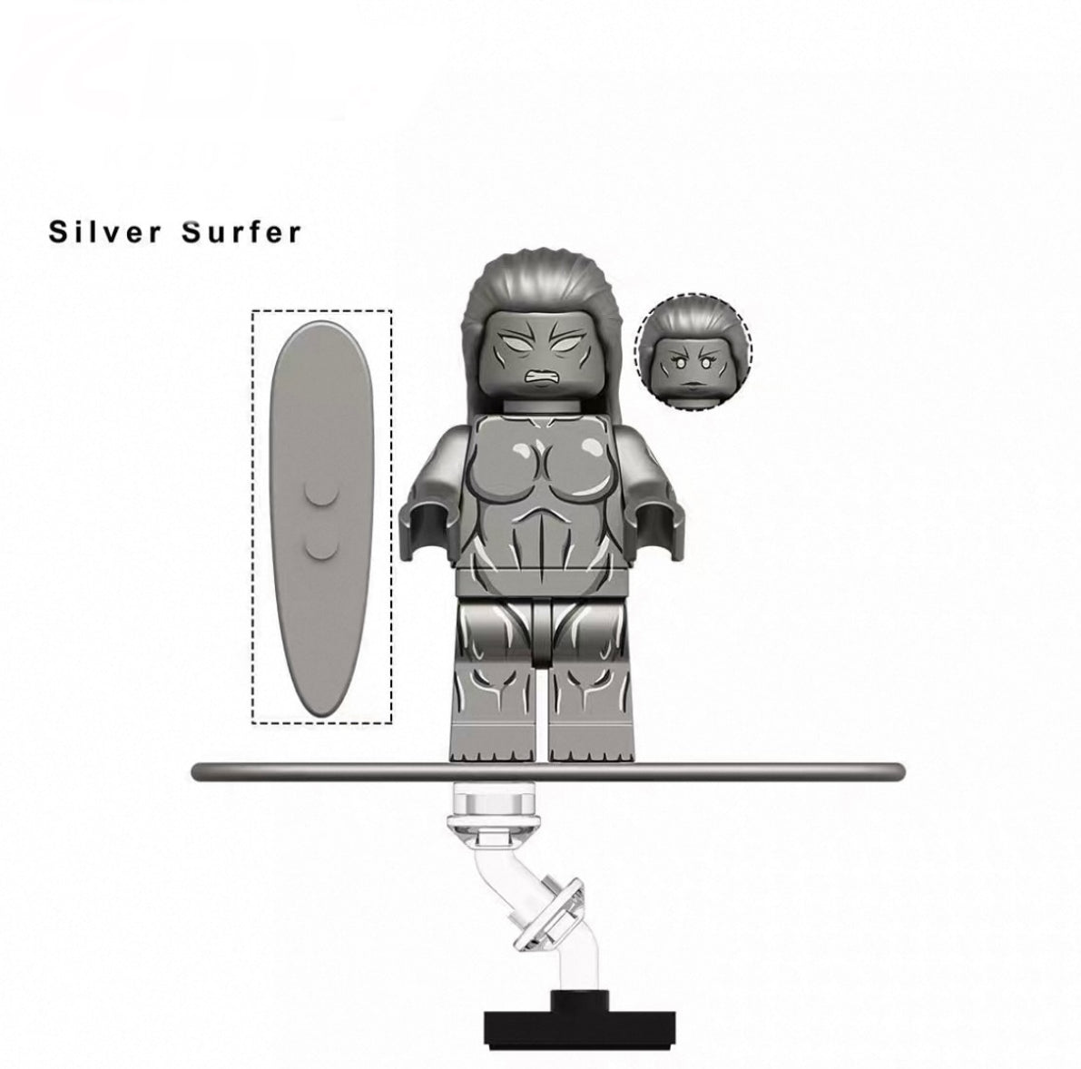 PREVENTE ♥️♥️♥️MINIFIGURE MARVEL UNIVERS:FANTASTIC FOUR SILVER SURFER ♥️♥️♥️custom Disponibilité fin octobre 2025