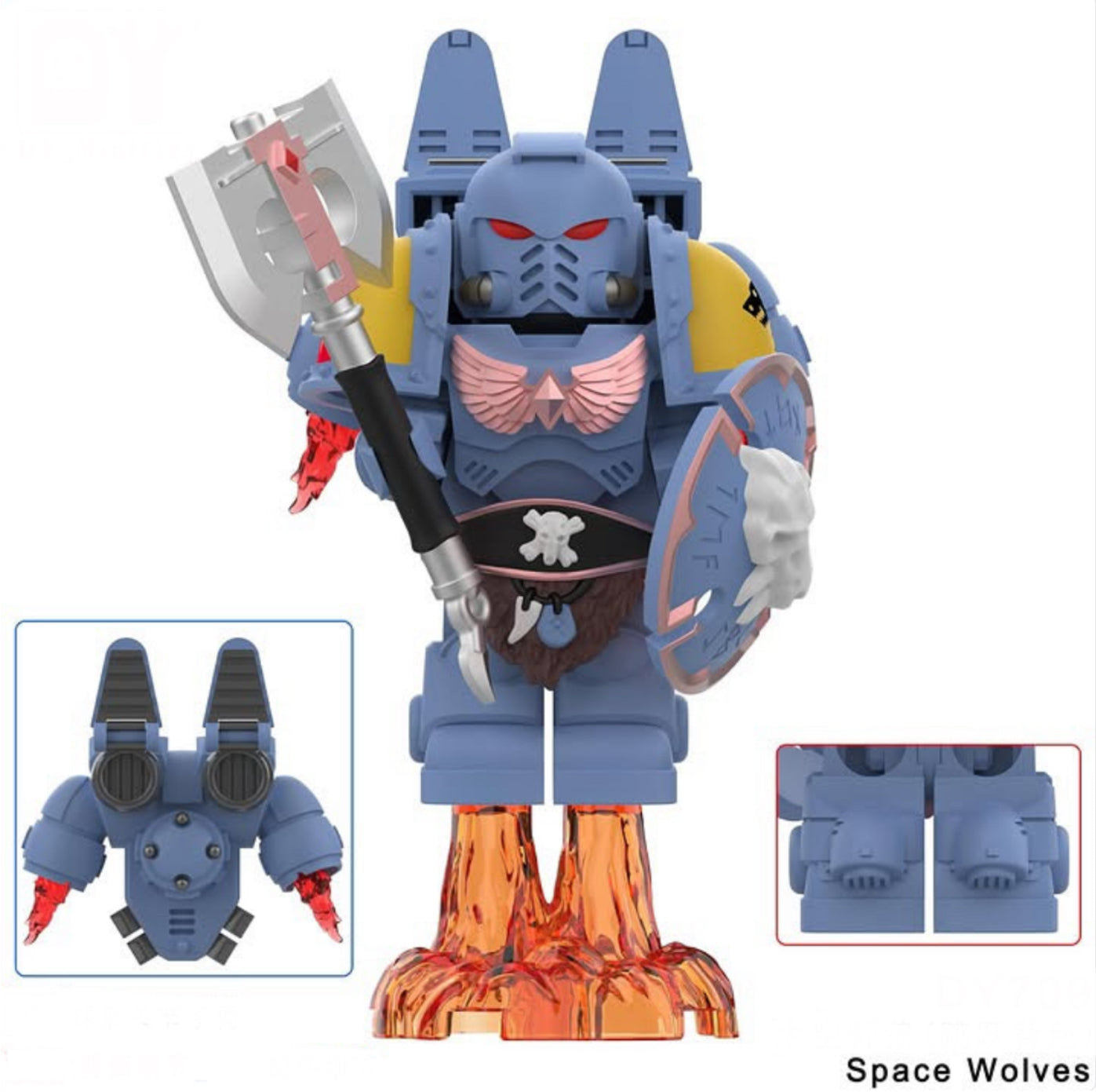PREVENTE ♥️♥️MINIFIGURE WARHAMMER 40K UNIVERS: SPACE WOLFES ♥️♥️custom Disponibilité début Novembre 2025