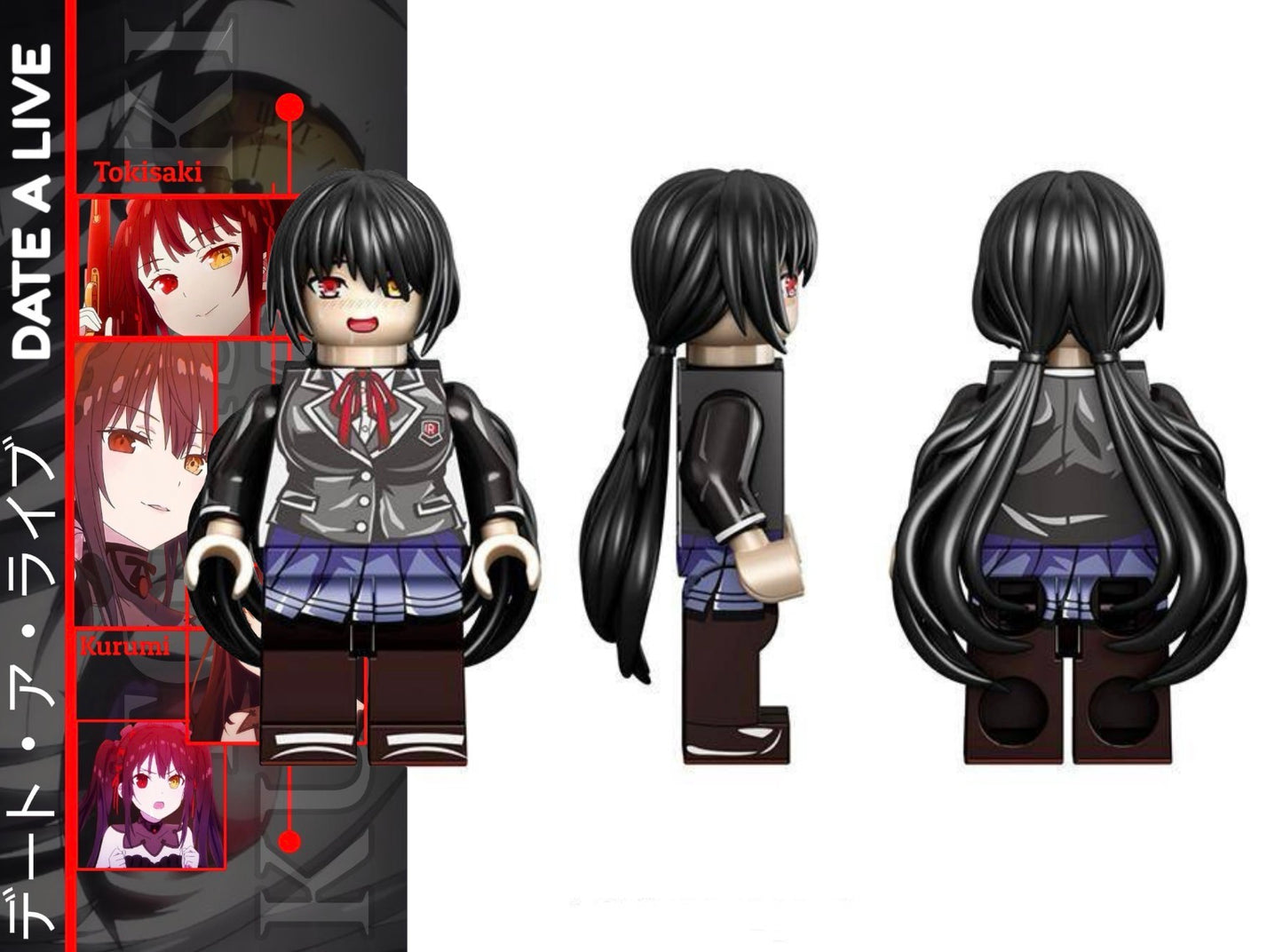 MINIFIGURE DATE A LIVE UNIVERS: KURUMI TOKISAKI custom