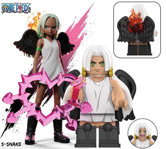 PRÉVENTE ⭐️⭐️⭐️MINIFIGURE ONE PEACE UNIVERS: S-SNAKE ⭐️⭐️⭐️custom DISPONIBILITÉ DÉBUT NOVEMBRE 2026