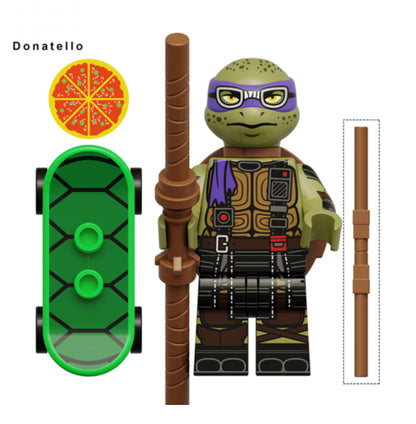 MINIFIGURE TORTUE NINJA UNIVERS: DONATELLO Custom