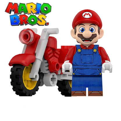PREVENTE MINIFIGURE SUPER MARIO UNIVERS: MARIO BROS AVEC MOTO custom Disponibilité fin août 2026
