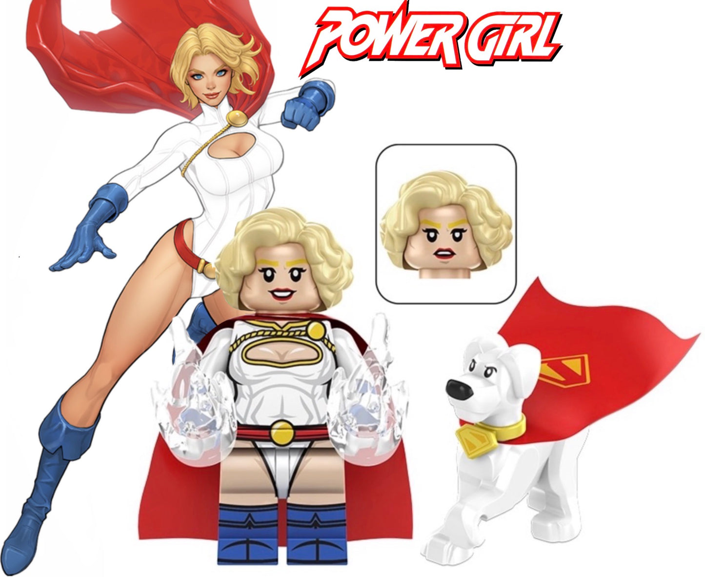 PREVENTE MINIFIGURE DC UNIVERS: POWER GIRL Custom Disponibilité fin  juillet 2026