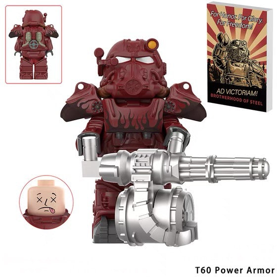 PREVENTE MINIFIGURE FALLOUT UNIVERS: T60 POWER ARMOR CUSTOM Disponibilité fin octobre 2024