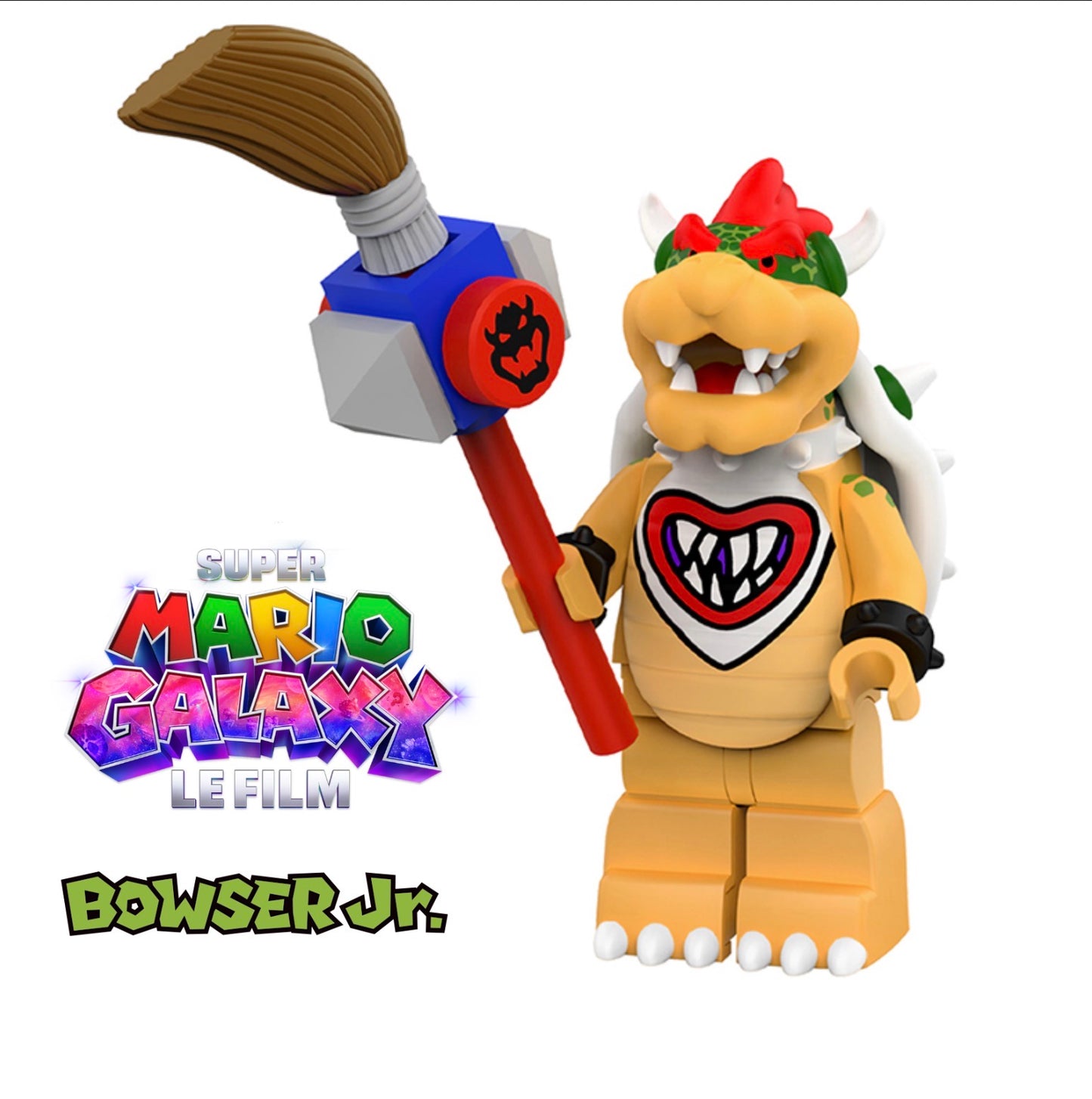 PREVENTE MINIFIGURE SUPER MARIO UNIVERS: BOWSER JR. custom Disponibilité fin août 2026
