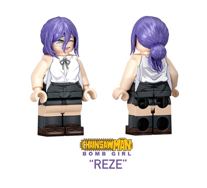MINIFIGURE CHAINSAW MAN UNIVERS: REZE Bomb girl Custom