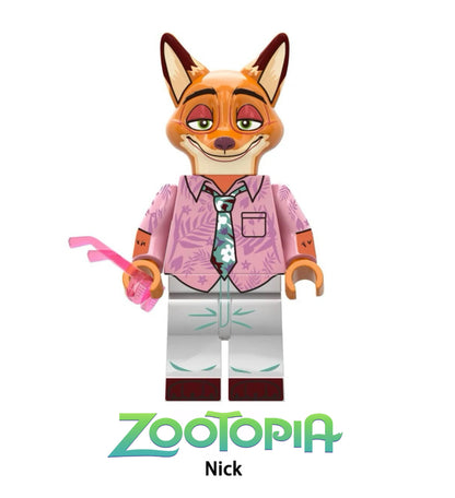 ⭐️ ⭐️ DISNEY MINIFIGURE ZOOTOPIA UNIVERS: NICK ⭐️ ⭐️ custom