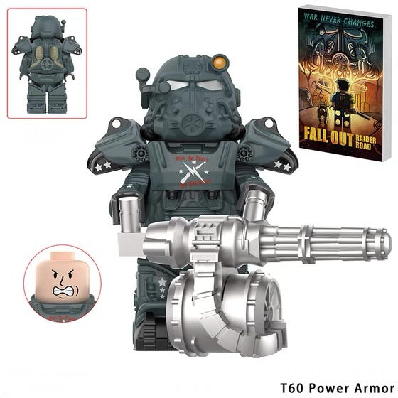 PREVENTE MINIFIGURE FALLOUT UNIVERS: T60 POWER ARMOR CUSTOM Disponibilité fin octobre 2024