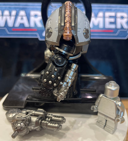 ⭐️⭐️⭐️BIG MINIFIGURE WARHAMMER 40K UNIVERS: RAVEN PATTERN-RAVEN GUARD ⭐️⭐️⭐️custom