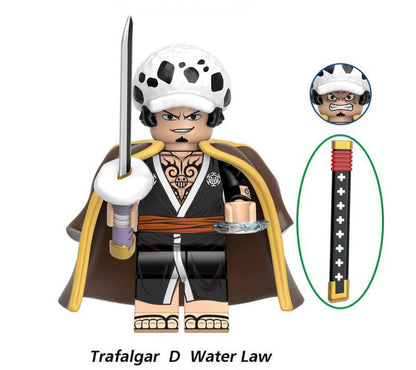 ♥️♥️MINIFIGURE ONE PEACE: TRAFALGAR D WATER LAW ♥️♥️custom