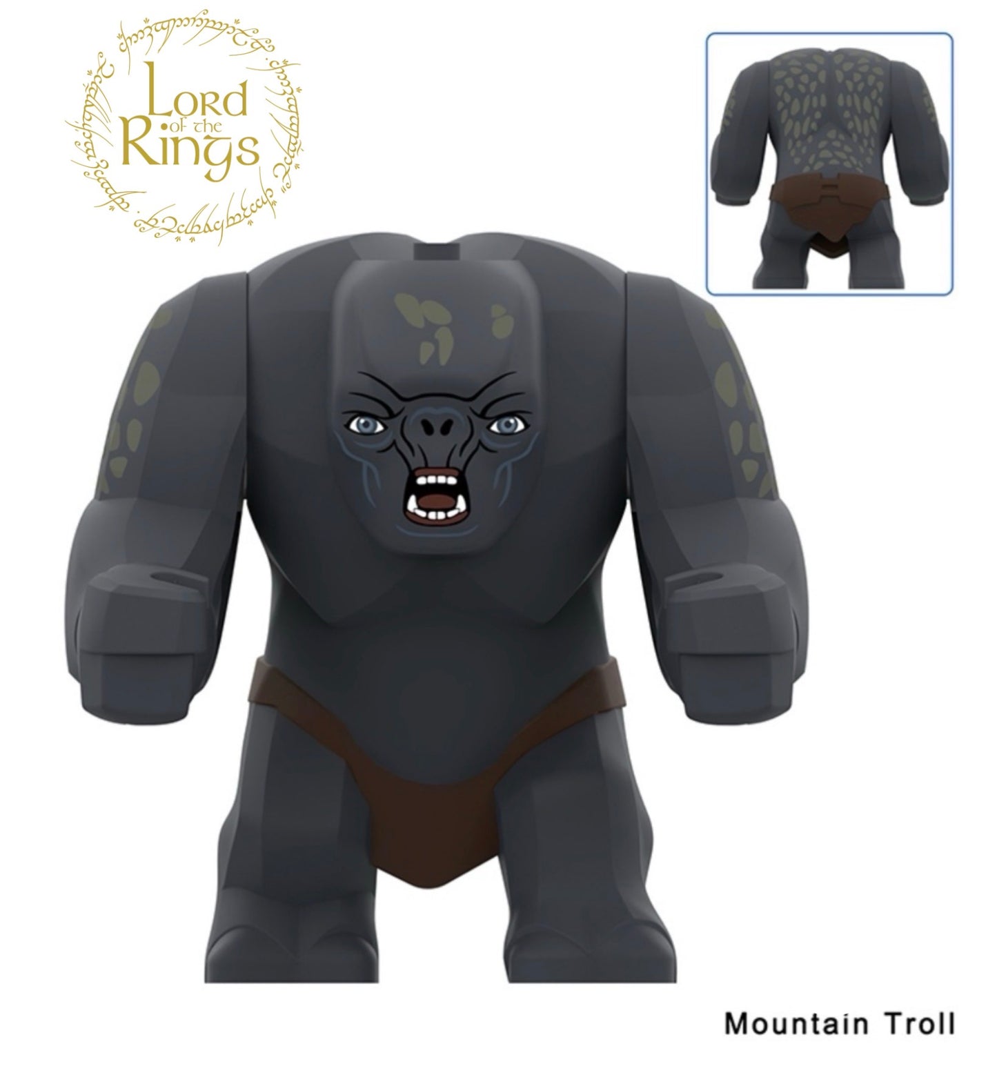 PREVENTE MINIFIGURE LORD OF THE RING/ HOBBIT UNIVERS: MOUNTAIN TROLL custom Disponibilité mi-septembre 2026