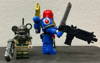 MINIFIGURE WARHAMMER 40K UNIVERS: Ultramarines Space Marines Astartes (8,2cm)custom