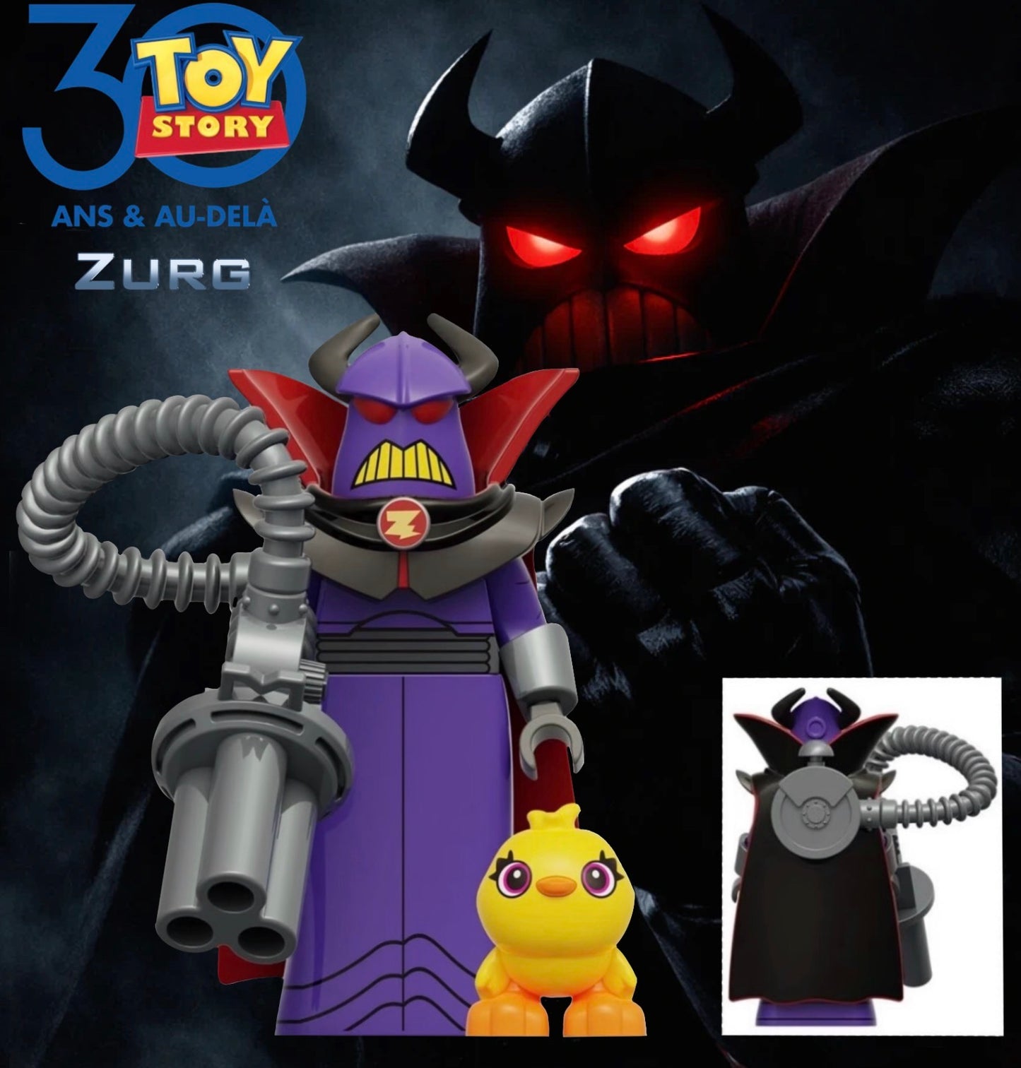 PREVENTE MINIFIGURE DISNEY TOY STORY UNIVERS: ZURG CUSTOM Disponibilité mi-septembre 2026