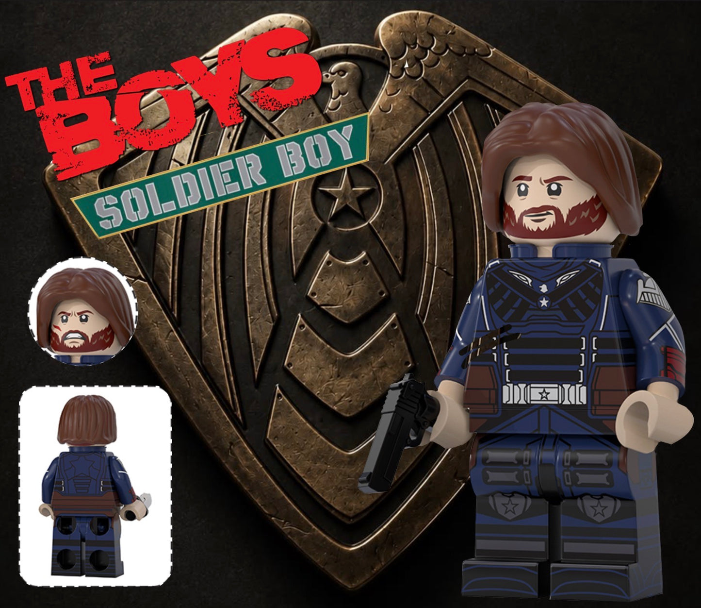 PREVENTE MINIFIGURE THE BOYS UNIVERS: SOLDIER BOY custom Disponibilité mi-septembre 2026