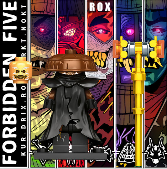 PREVENTE♥️♥️♥️MINIFIGURE NINJAGO UNIVERS: ROX FORBIDDEN FIVE ♥️♥️♥️CUSTOM DISPONIBILITÉ FIN SEPTEMBRE 2025