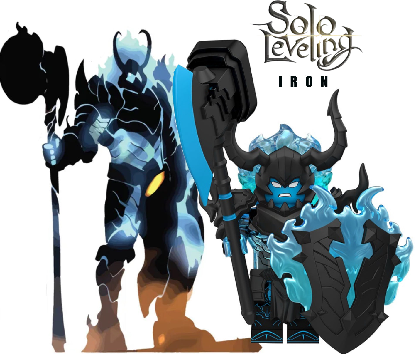 PREVENTE MINIFIGURE SOLO LEVELING UNIVERS: IRON custom Disponibilité fin octobre 2025