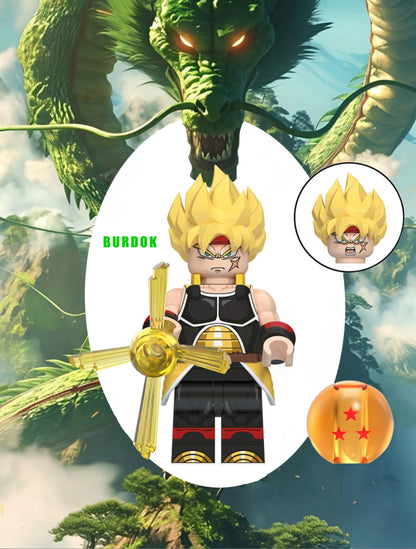 MINIFIGURE DRAGON BALL Z UNIVERS: BURDOCK Custom