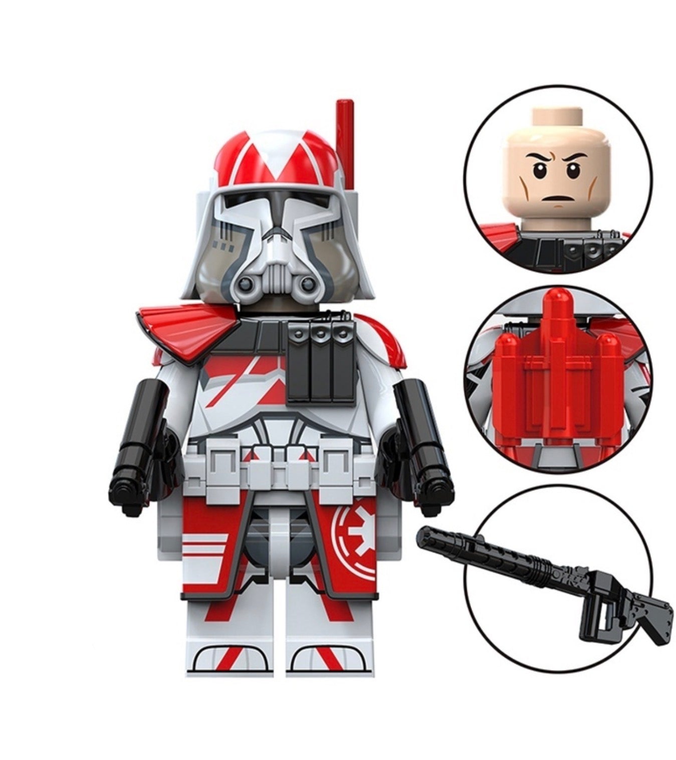MINIFIGURE STAR WARS UNIVERS: CORUSCANT HEAVY ASSAULT TROOPER Custom