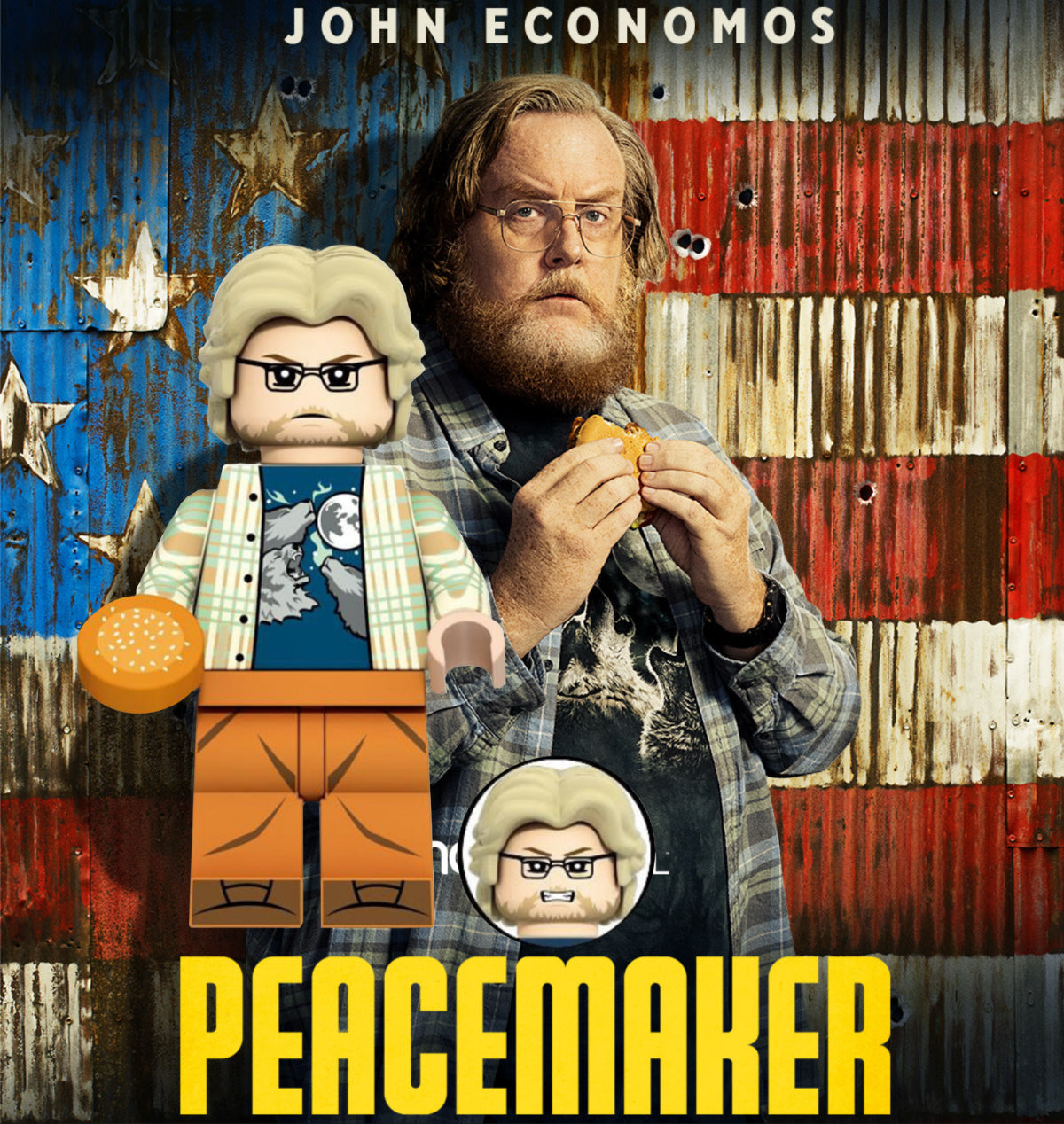 PREVENTE ♥️♥️♥️MINIFIGURE DC UNIVERS : JOHN ECONOMOS ♥️♥️♥️custom Disponibilité fin Novembre 2025