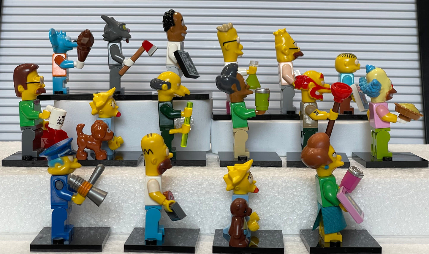 MINIFIGURE THE SIMPSON UNIVERS : PROFESSOR FLINK custom