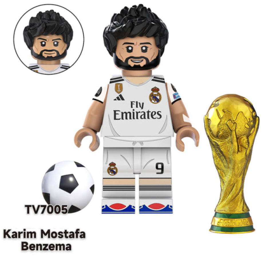 MINIFIGURE FOOTBALL UNIVERS ⚽️: KARIM BENZEMA custom