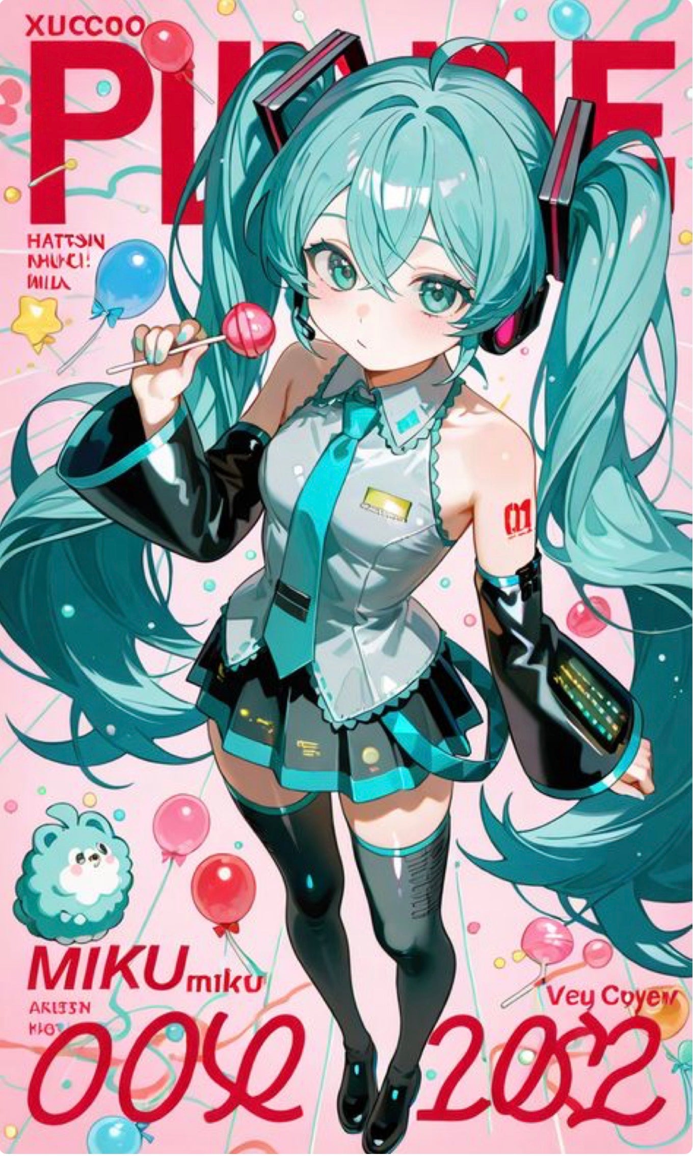 MINIFIGURE ANIMATION/MANGA HATSUNE MIX UNIVERS: HATSUNE MIKU custom