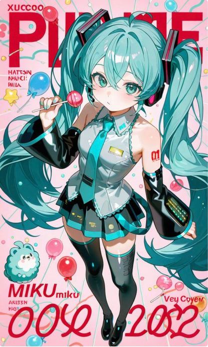 MINIFIGURE ANIMATION/MANGA HATSUNE MIX UNIVERS: HATSUNE MIKU custom