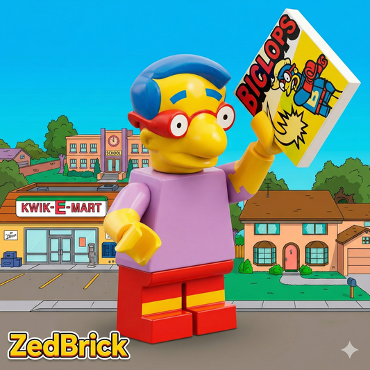 MINIFIGURE THE SIMPSON UNIVERS : MILHOUSE VAN HOUTEN custom