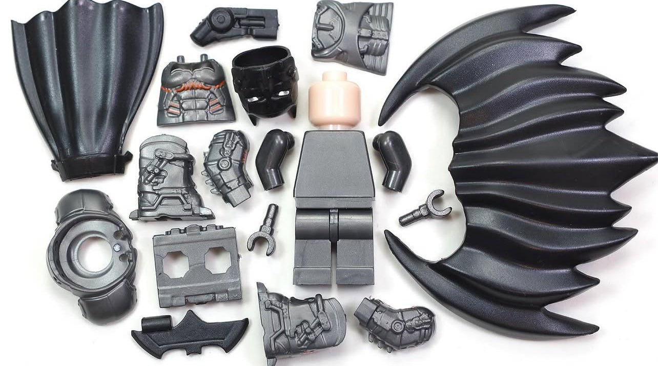 ♥️♥️♥️MINIFIGURE DC UNIVERS: BATMAN MECHA (BLACK) ♥️♥️♥️custom
