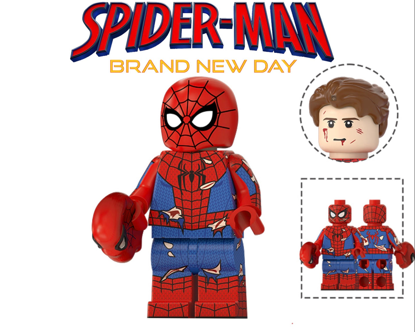 PREVENTE MINIFIGURE MARVEL UNIVERS (SPIDERMAN):SPIDER-MAN Custom Disponibilité mi-septembre 2026
