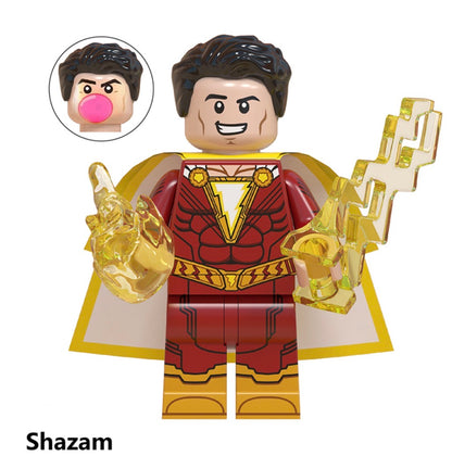 MINIFIGURE ⚠️⚠️INTROUVABLE DC UNIVERS SHAZAM ⚠️⚠️de 2019 :  BILLY BATSON "SHAZAM" Custom (Dernière pièce)