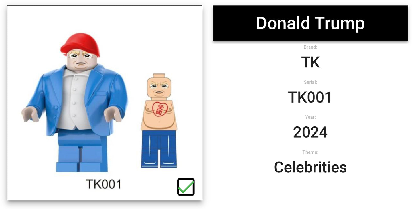 MINIFIGURE: Donald Trump custom