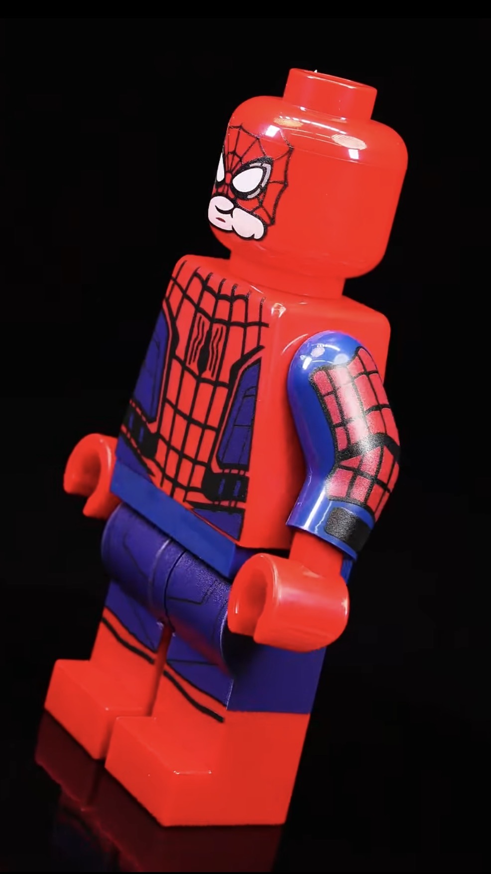 PREVENTE♥️♥️♥️GIANT MINIFIGURE MARVEL UNIVERS: SPIDERMAN HOME COMING 21,5CM ♥️♥️♥️custom Disponibilité Minifigures fin janvier 2026