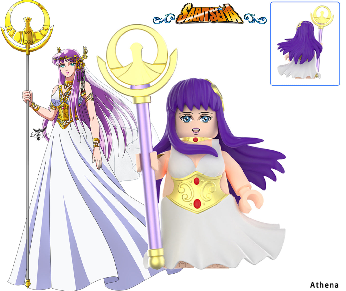 MINIFIGURE SAINT SEIYA UNIVERS: ATHENA custom
