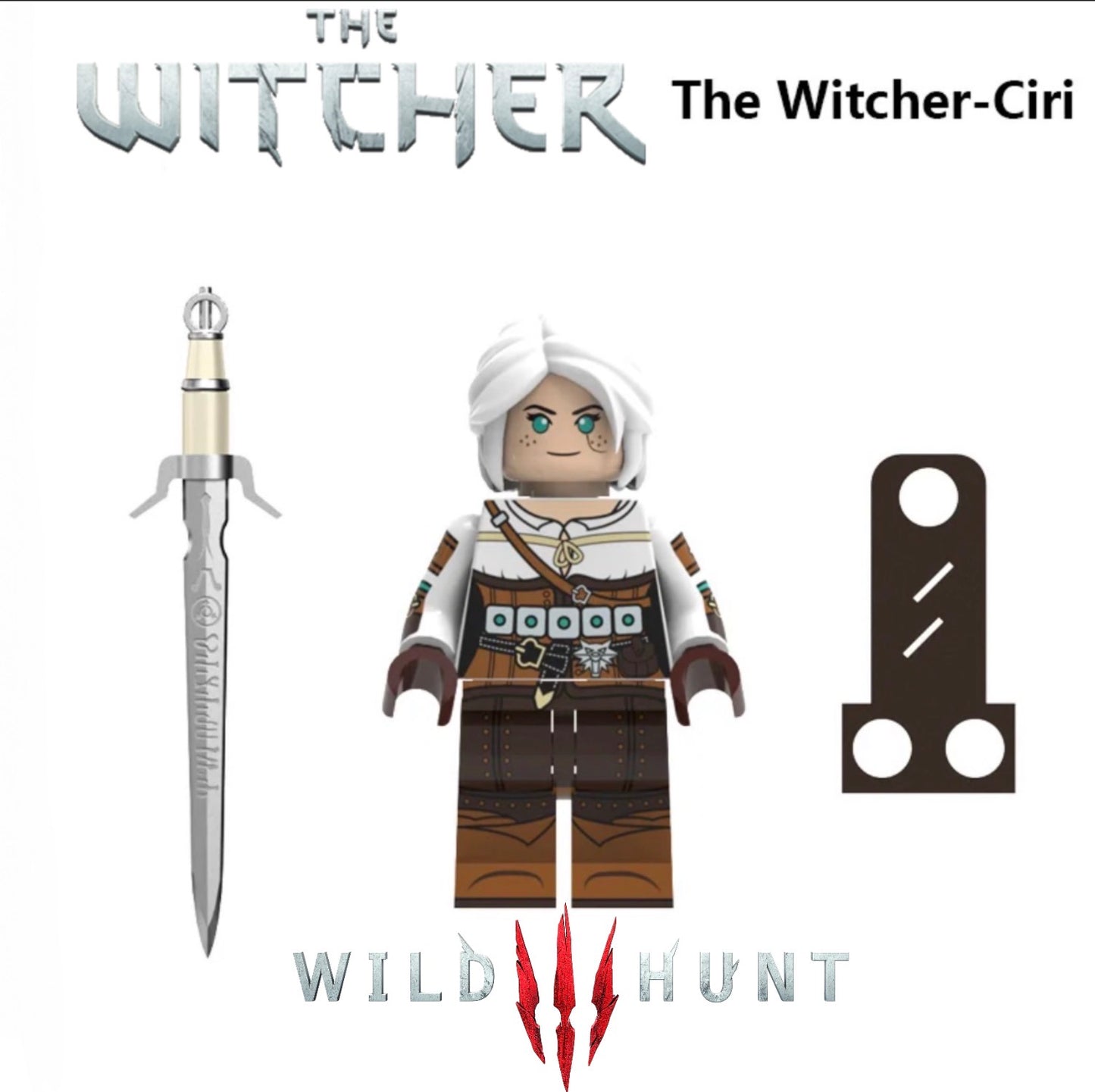 ⭐️⭐️⭐️MINIFIGURE THE WITCHER: CIRI ⭐️⭐️⭐️custom