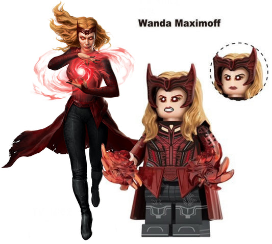 MINIFIGURE MARVEL UNIVERS: WANDA MAXIMOFF custom