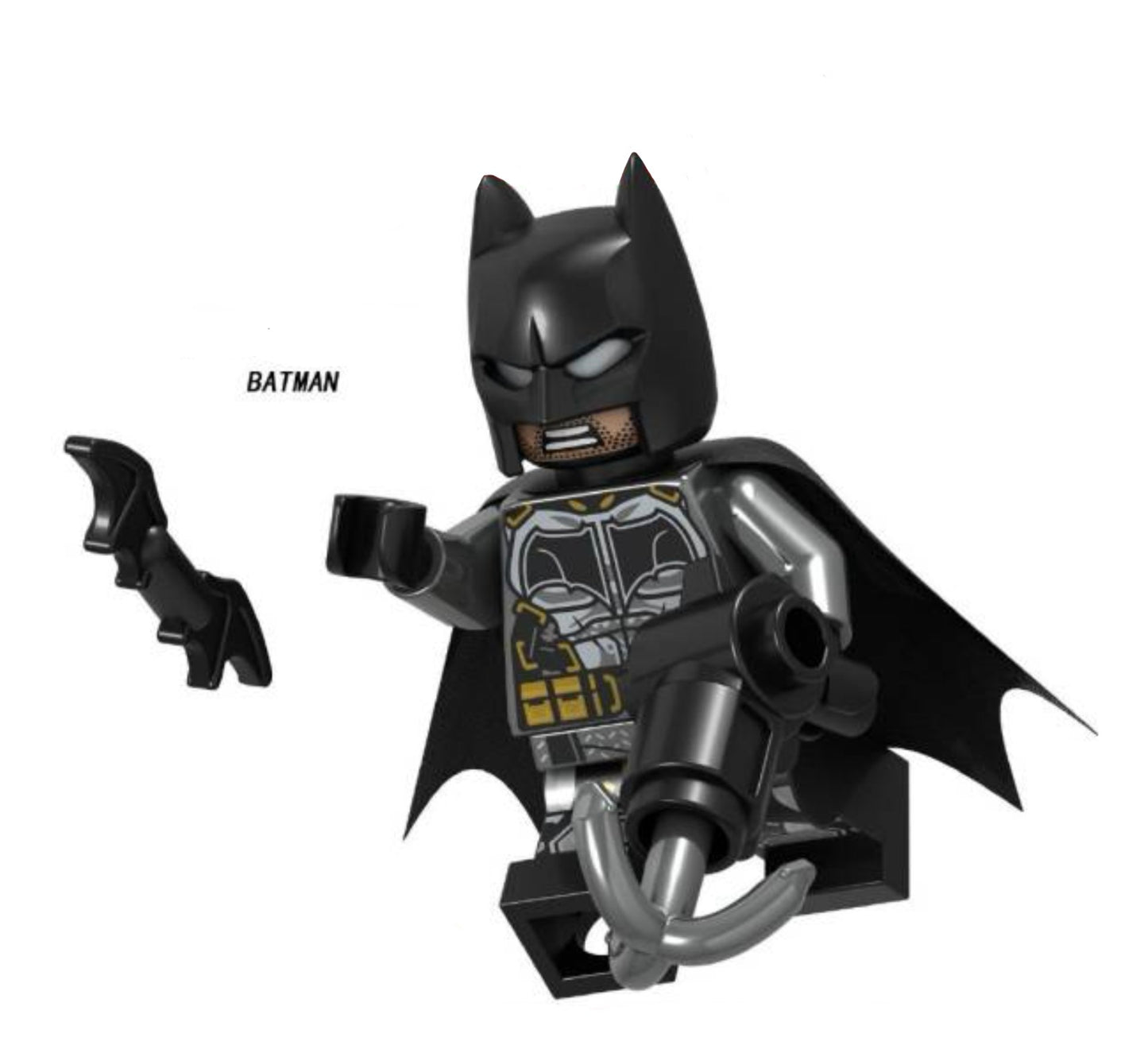 ⭐️⭐️⭐️MINIFIGURE DC UNIVERS BATMAN de 2018 :  BATMAN (Tactical suit)⭐️⭐️⭐️Custom (Dernière pièce)