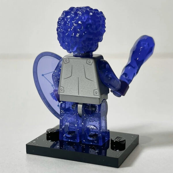 MINIFIGURE SPACE SÉRIES 26: Orion with translucent parts "socle+fascicule" custom