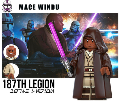 MINIFIGURE STAR WARS UNIVERS: 187th MACE WINDU  Custom