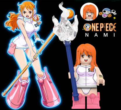 ⭐️⭐️⭐️MINIFIGURE ONE PEACE UNIVERS: NAMI ⭐️⭐️⭐️custom DISPONIBILITÉ DÉCEMBRE 2026