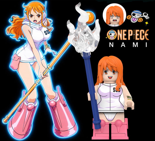 ⭐️⭐️⭐️MINIFIGURE ONE PEACE UNIVERS: NAMI ⭐️⭐️⭐️custom DISPONIBILITÉ DÉCEMBRE 2026