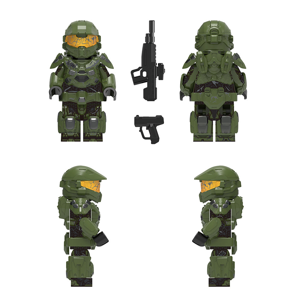⭐️⭐️MINIFIGURE HALO UNIVERS : SPARTAN MASTER CHIEF (Battledamage) ⭐️⭐️Custom