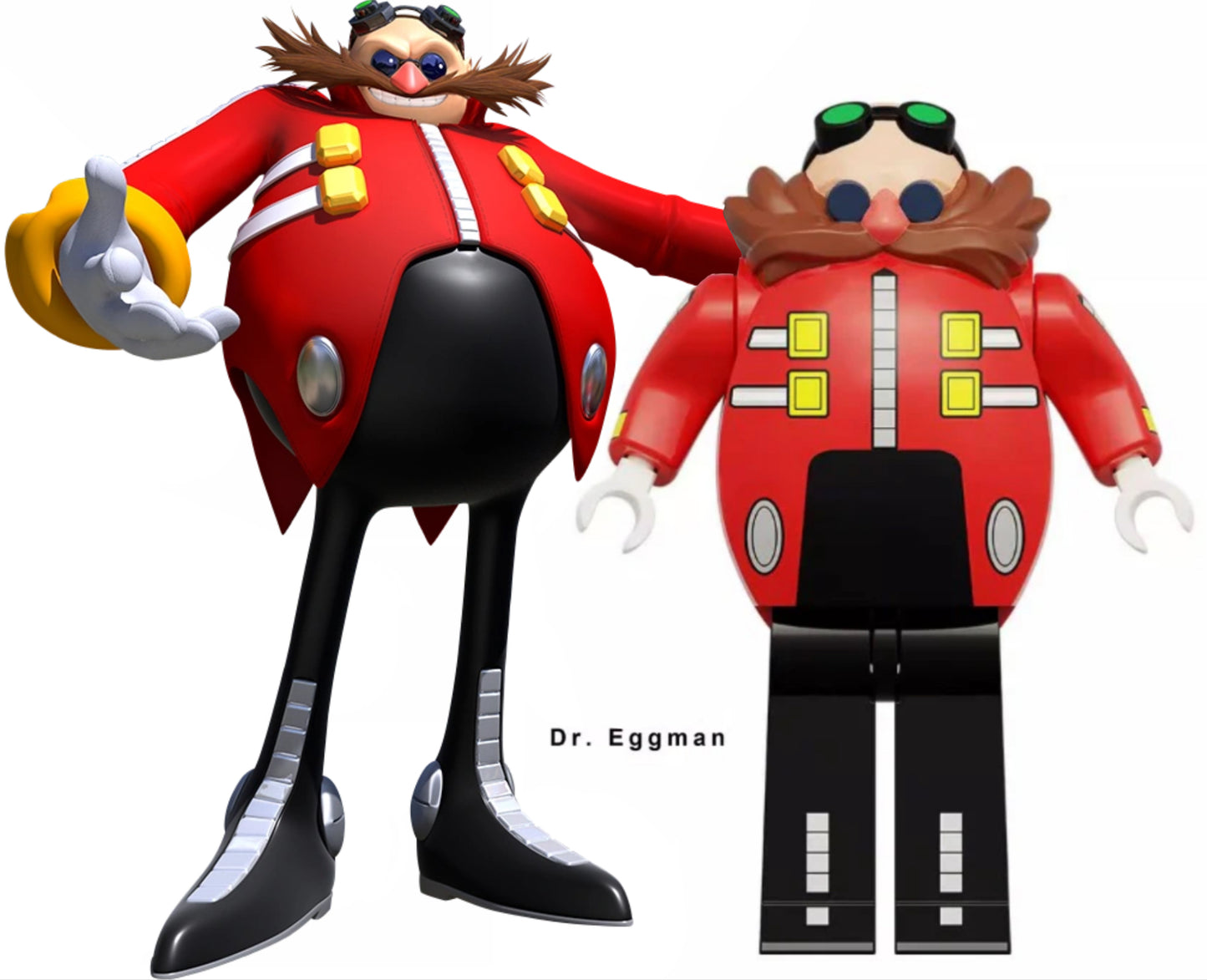 MINIFIGURE  SONIC UNIVERS : DR. EGGMAN Custom