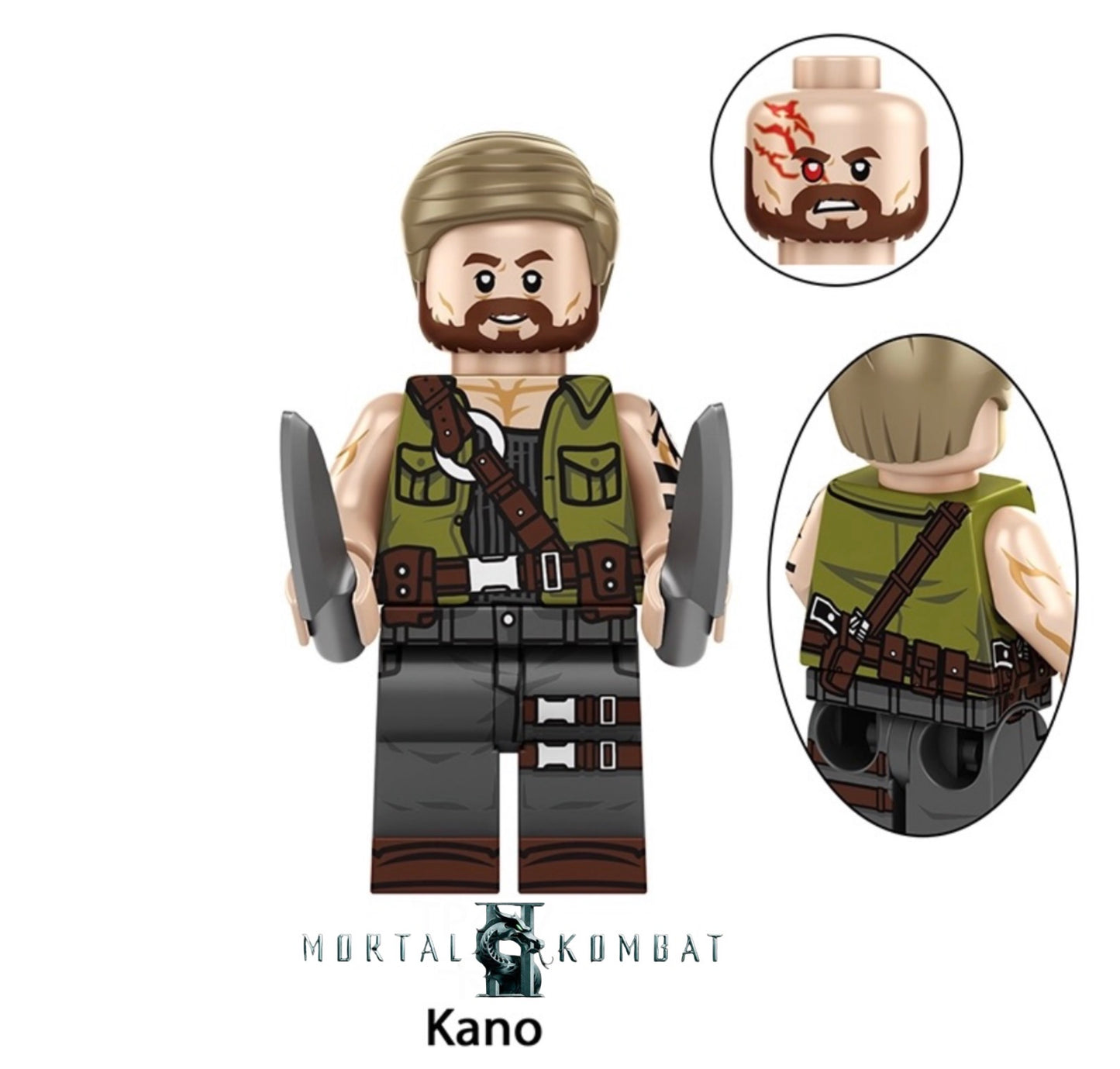 MINIFIGURE MORTAL COMBAT UNIVERS: KANO custom