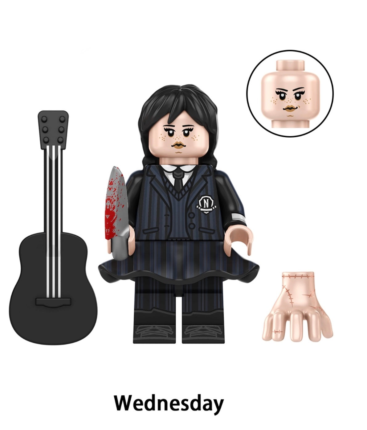 MINIFIGURE WEDNESDAY UNIVERS: WENESDAY Custom