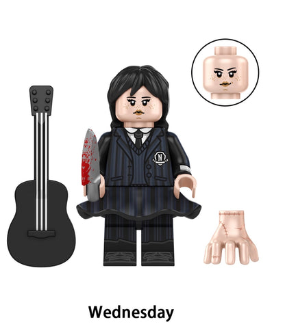 MINIFIGURE WEDNESDAY UNIVERS: WENESDAY Custom