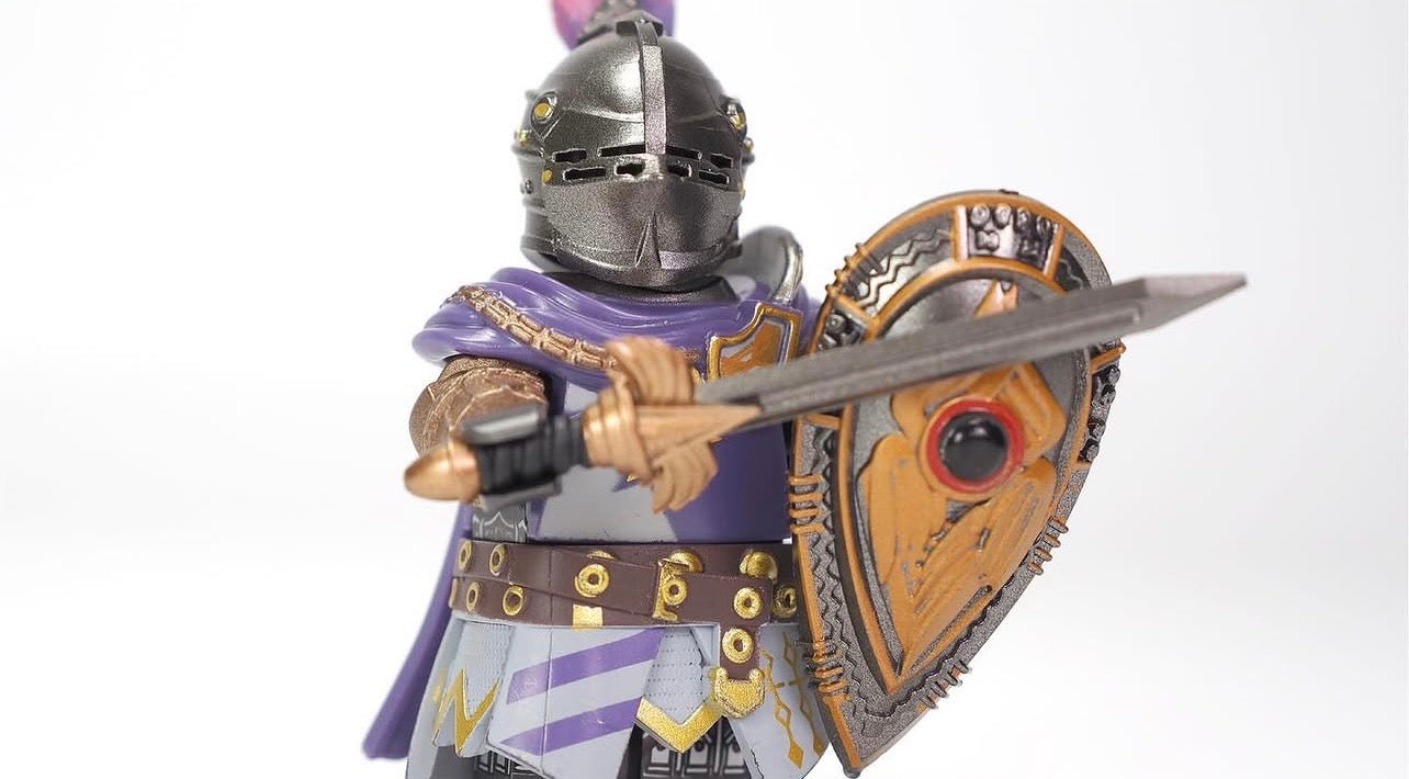⭐️⭐️⭐️SUPERBE MINIFIGURE MÉDIÉVALE UNIVERS: MÉDIÉVAL KNIGHT GALAHAD ⭐️⭐️⭐️Custom