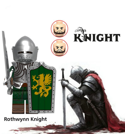 PREVENTE MINIFIGURE MÉDIÉVALE UNIVERS: ROTHWYNN KNIGHT Custom Disponibilité mi-décembre 2025